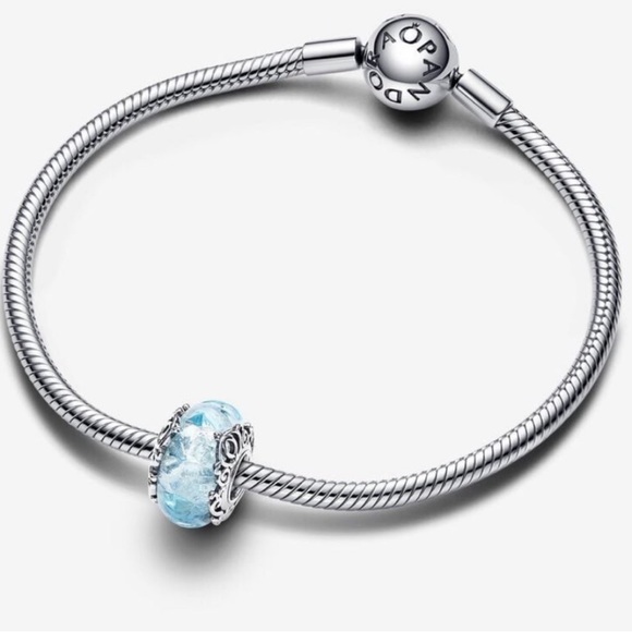 PANDORA Disney Cinderella Murano Glass Charm w/box - Picture 5 of 9